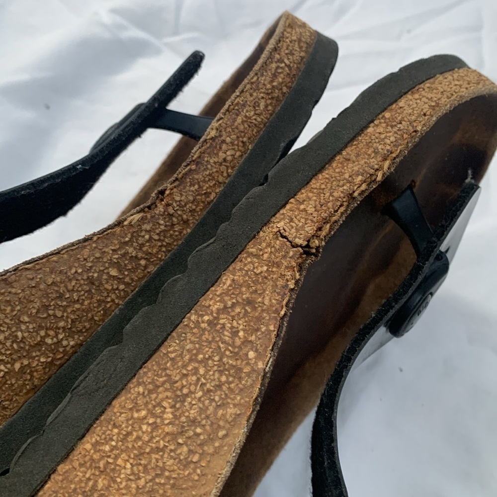 Birkenstock Giza black patent leather sandal size 39 - Picture 4 of 6